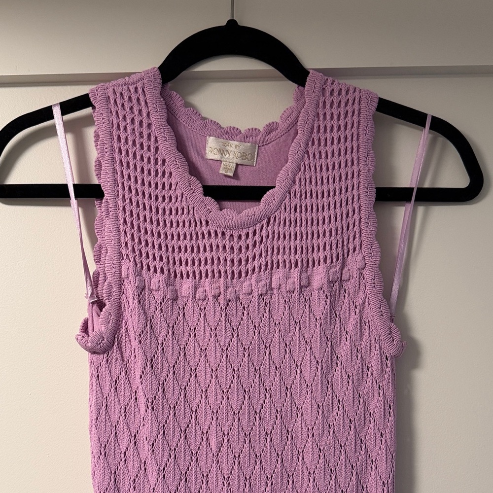 Lavender Knit Dress